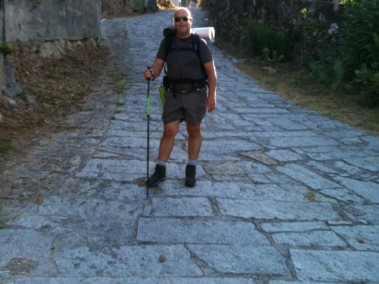 [Translate to Serbia - Serbian:] Patient on his way to the Camino de Santiago route